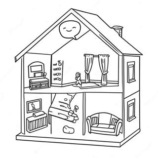 Gabby Dollhouse Coloring Page 7724-6274