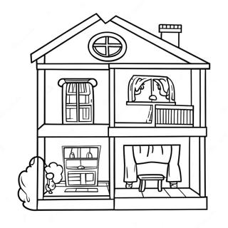 Gabby Dollhouse Coloring Page 7724-6275