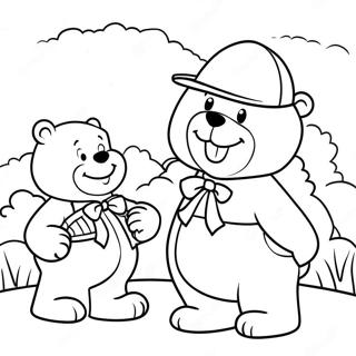 Berenstain Bears Coloring Page 7734-6284