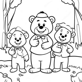 Berenstain Bears Family Adventure Coloring Page 7735-6285