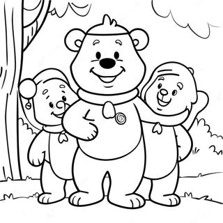 Berenstain Bears Family Adventure Coloring Page 7735-6288