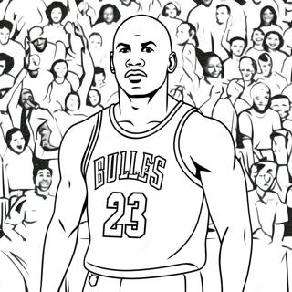 Michael Jordan Coloring Page 7744-6290