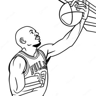 Michael Jordan Coloring Page 7744-6291