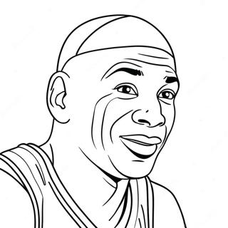 Michael Jordan Coloring Page 7744-6292