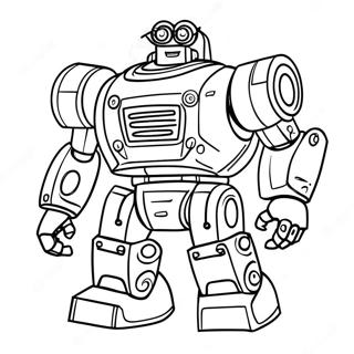 Rescue Bot Coloring Pages