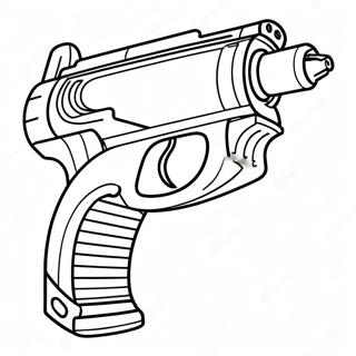 Nerf Blaster In Action Coloring Page 7775-6318