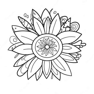 Firework Coloring Pages