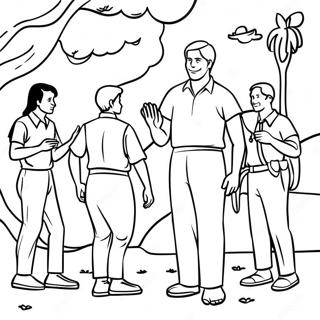 Book Of Mormon Story Coloring Page 7805-6341