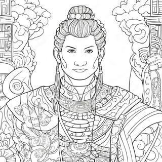 Gojo With Infinity Technique Coloring Page 782-627