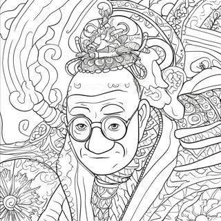 Gojo With Infinity Technique Coloring Page 782-628