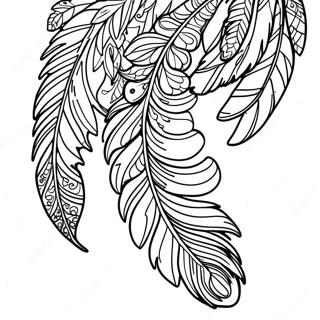 Feather Coloring Page 7864-6388