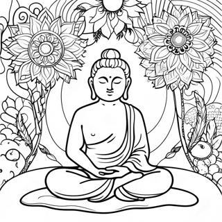 Colorful Mindfulness Coloring Page 7875-6398