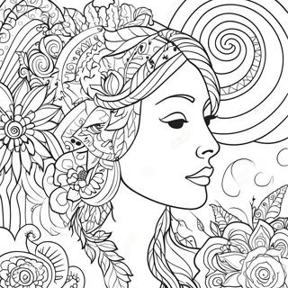 Colorful Mindfulness Coloring Page 7875-6400