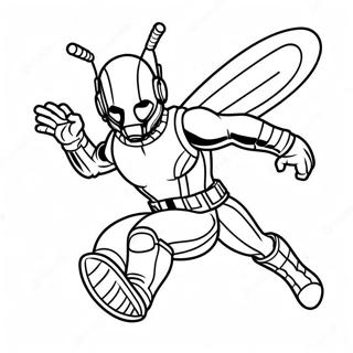 Ant Man In Action Coloring Page 7885-6405