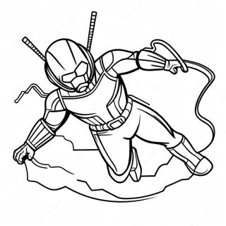 Ant Man In Action Coloring Page 7885-6407