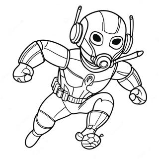 Ant Man In Action Coloring Page 7885-6408