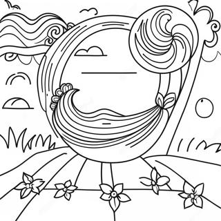 Adult Relaxation Coloring Page 7894-6411