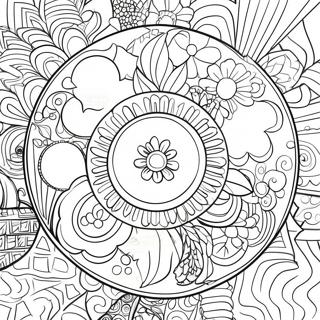 Circle Coloring Page 7944-6451