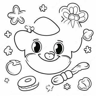 Colorful Lucky Charms Coloring Page 7955-6463