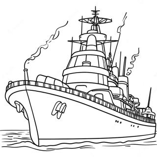 Battleship Coloring Pages