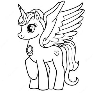 Princess Celestia Coloring Page 8014-6506