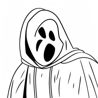 Ghostface Coloring Page 801-640