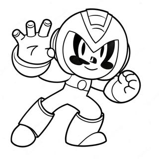 Megaman Coloring Page 8034-6523