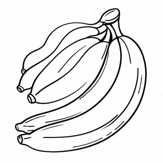 Banana Coloring Page 8054-6538