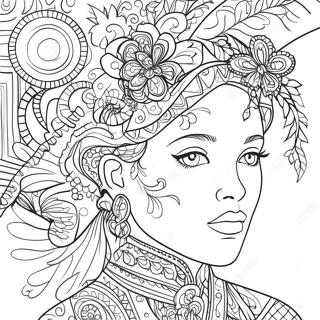 Creative Ai Artwork Coloring Page 8065-6551