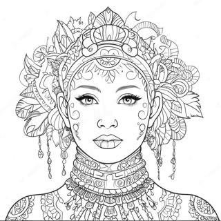 Creative Ai Artwork Coloring Page 8065-6552