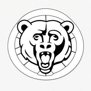 Chicago Bears Logo Coloring Page 8084-6562