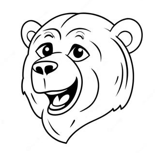 Chicago Bears Mascot Coloring Page 8085-6566