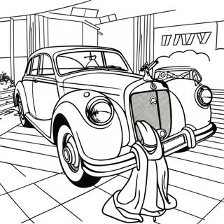 Classic Mercedes Car Coloring Page 8095-6574