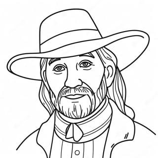 Pilgrim Coloring Page 8124-6595