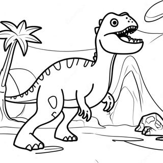 Jurassic Park Coloring Page 8175-6628