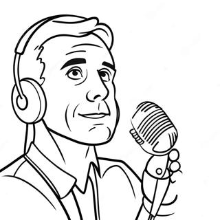 Speakerman Coloring Pages