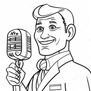 Speakerman Coloring Page 8185-6635