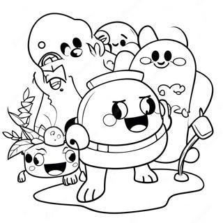 Cartoon Network Coloring Page 8195-6642