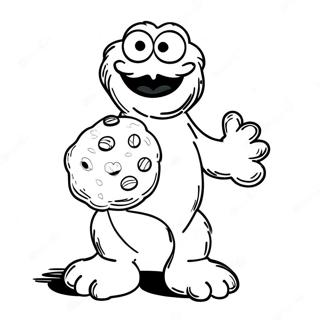 Cookie Monster Coloring Page 821-655