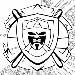 Raiders Logo Coloring Page 8225-6666