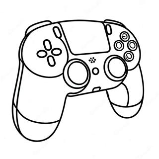 Playstation 5 Controller Coloring Page 8286-6717