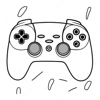 Playstation 5 Controller Coloring Page 8286-6718