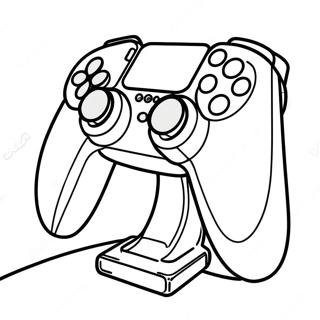 Playstation 5 Controller Coloring Page 8286-6719