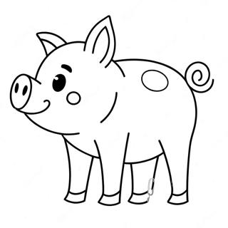 Piggy Coloring Page 8295-6722