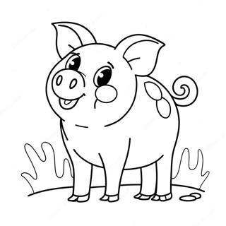 Piggy Coloring Page 8295-6724