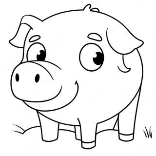 Piggy Coloring Page 8295-6802