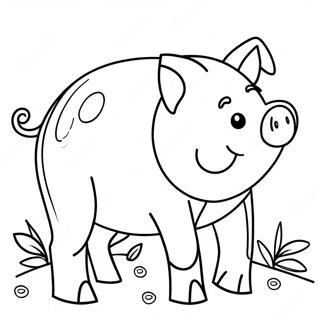 Piggy Coloring Page 8295-6803