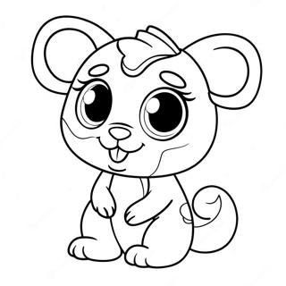 Beanie Boo Coloring Page 8305-6731