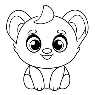 Cute Beanie Boo Friends Coloring Page 8306-6734