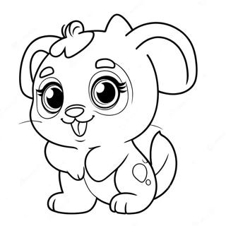 Cute Beanie Boo Friends Coloring Page 8306-6813